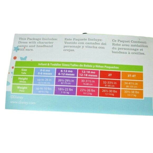 Disguise Infant 6 to 12 Months Disney Minnie Mouse 2 Piece Halloween Costume - Picture 5 of 5